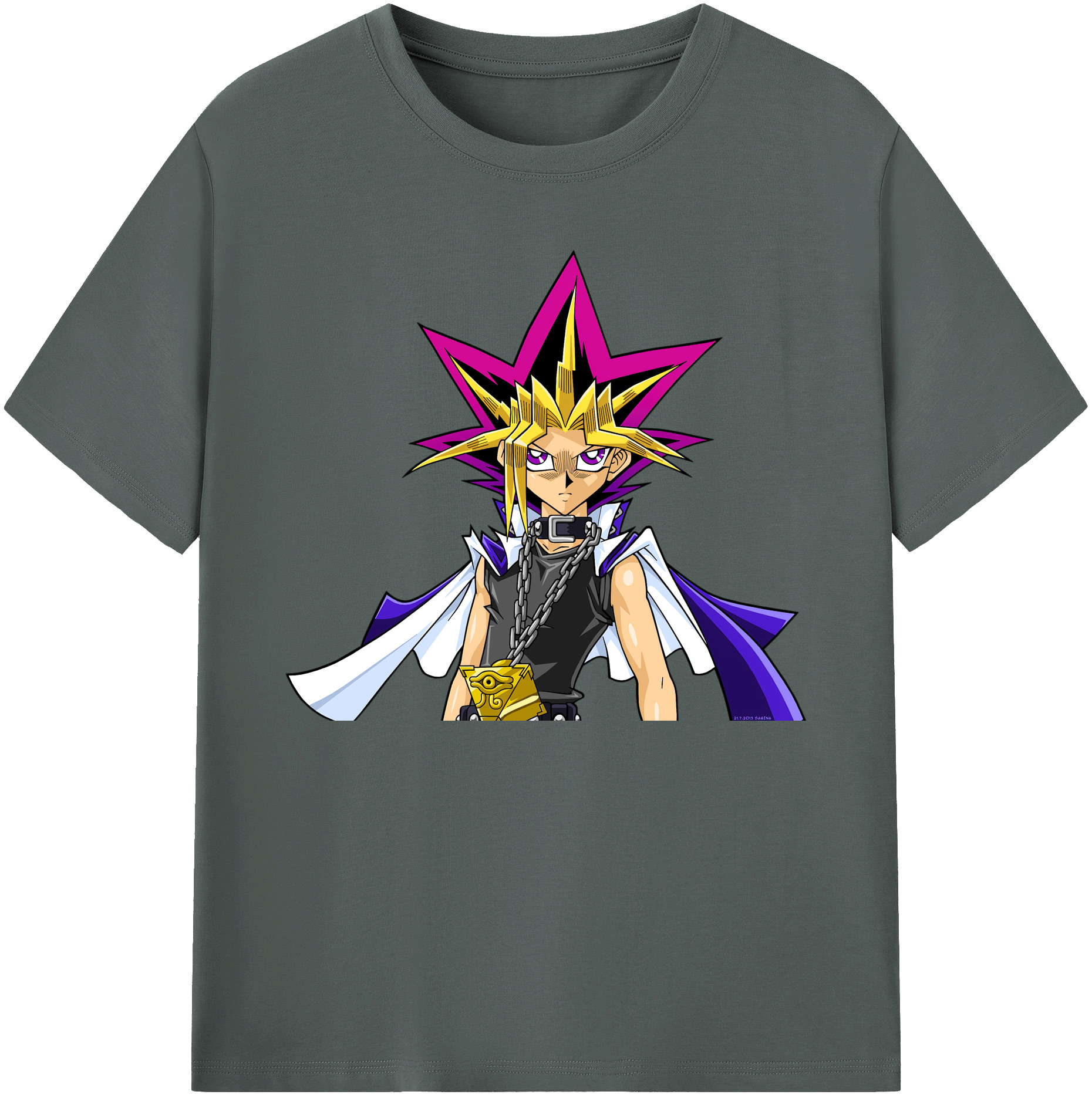 （画像用） 遊☆戯☆王 Yu-Gi-Oh! 綿100％ メンズ半袖Tシャツ｜肌触りやわらか＆通気性
